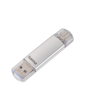 Pen Drive USB-C+ USB-A 3.1/3.0 32GB Hama C-Laeta Prata