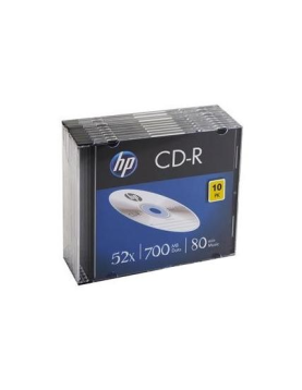 CD-R 700MB 52x HP Slim Pack 10un