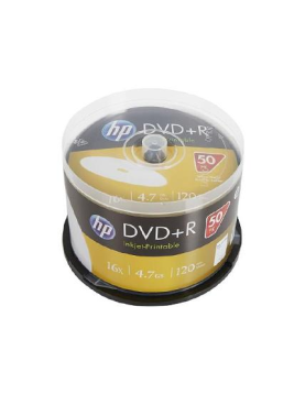 DVD+R Inkejet Printable 4.7GB 16x HP Spindle 50un