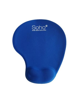 Tapete Rato c/ Apoio Pulso Gel - Azul